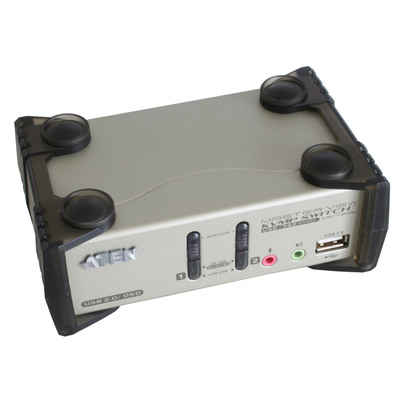 ATEN CS1732B KVMP-Switch 2-fach, VGA, USB, PS/2, Audio, OSD (Produktbild 1)